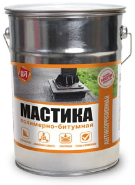 Мастика полимерно-битумная 0,8кг Царицынские краски, шт
