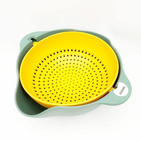 Миска-дуршлаг DH 28,5 см пластик DH3437-GREEN