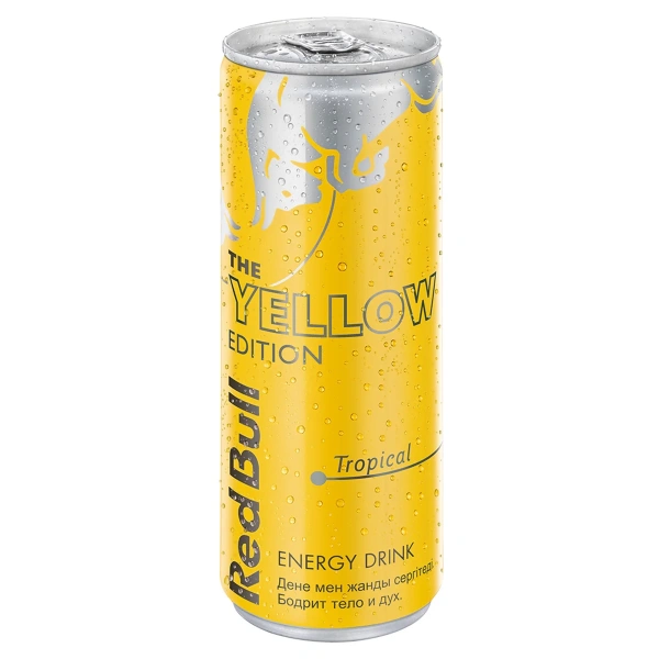 Энергетический напиток Red Bull Yellow Edition 0,25л ж/б