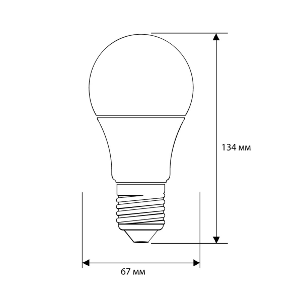Лампа Ergolux LED-A65-20W-E27-6K (Эл.лампа светодиодная ЛОН 20Вт E27 6500K 180-240В) 13184