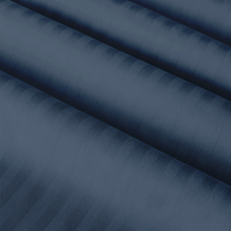 Простыня Verossa Stripe на резинке 200х200 см 30 см борт Sapphire