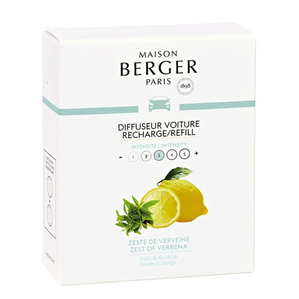 Авто Сменный блок Maison Berger 2 шт Цедра вербены
