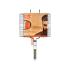 Решетка-гриль BoyScout для 6 порций блюд, 40x30x2,5 cм., веер