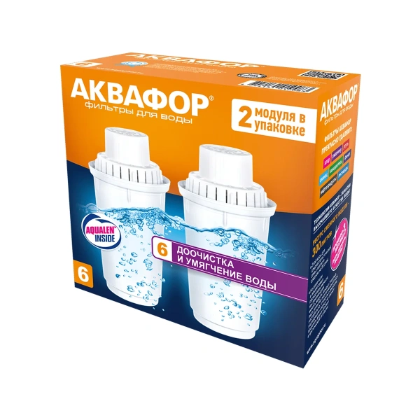 Комплект модулей сменных фильтрующих Аквафор В6 (2 шт.)Казахстан