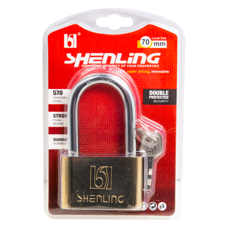 Замок SHENLING навесной длинный 70 мм