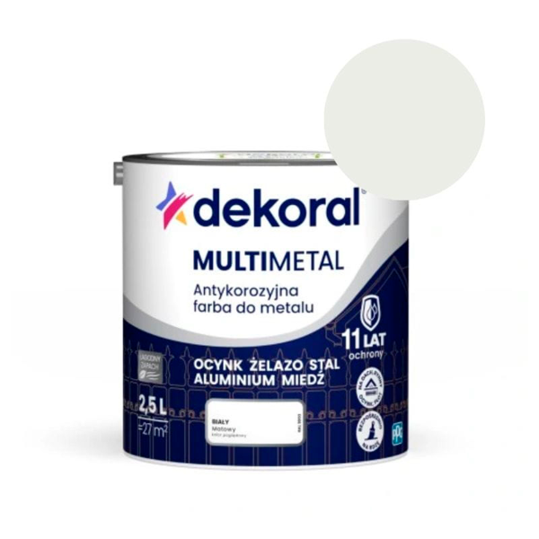 Dekoral Антикорроз. краска Multimetal белый 2,5л
