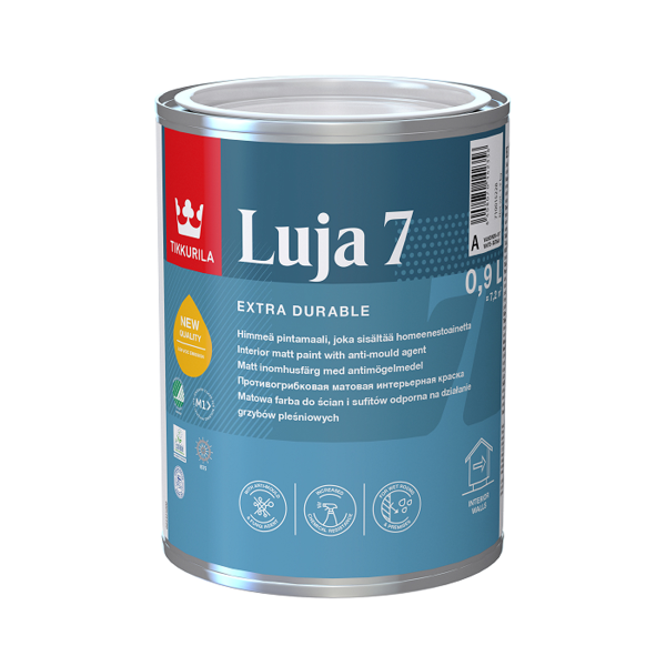 Краска экстра-стойкая LUJA 7 A мат 0,9л