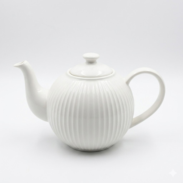 Чайник DH Stripe 1 л белый классический BW22-16