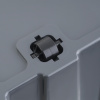 Ящик с крышкой на роликах Rox Box PRO 50л особопрочный, антрацитовый
