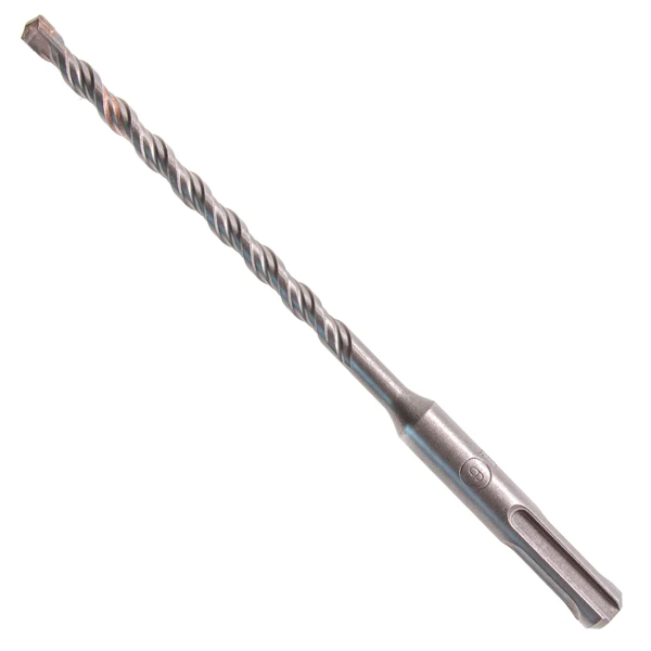 Бур по бетону, двойная спираль, Cobalt W-tip, 6x160 мм, SDS PLUS// Denzel