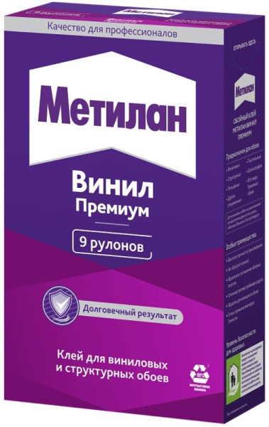 Клей для обоев Метилан 1000г Винил Премиум