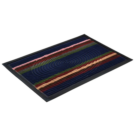 Коврик придверный,"COMFORT"  40*60 см,  синий VORTEX/20