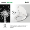 Сиденье для унитаза, soft close, дюропласт, IDDIS, ID 126 DP Sc