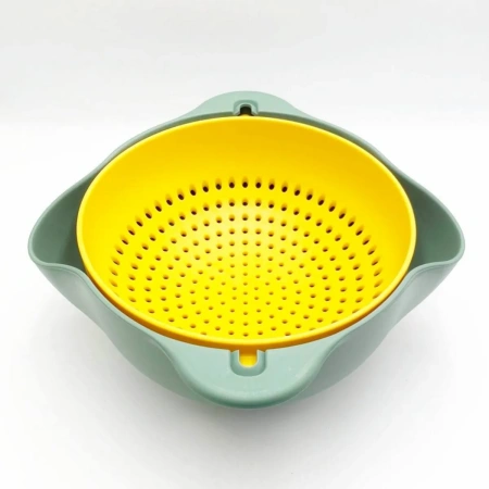 Миска-дуршлаг DH 28,5 см пластик DH3437-GREEN