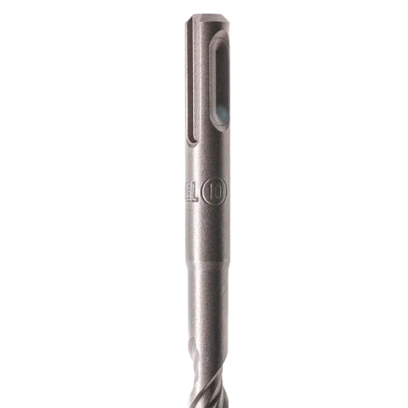 Бур по бетону, двойная спираль, Cobalt W-tip, 10x210 мм, SDS PLUS// Denzel