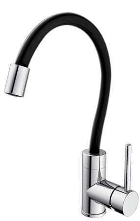 Смеситель д/к Iddis Kitchen 360 K36SBJBi05 гибкий гусак чёрный