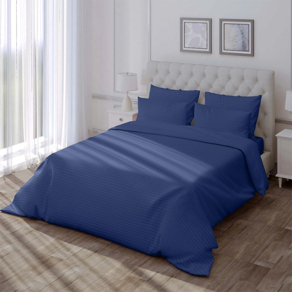 Простыня Verossa Stripe 220х240см Indigo 735955