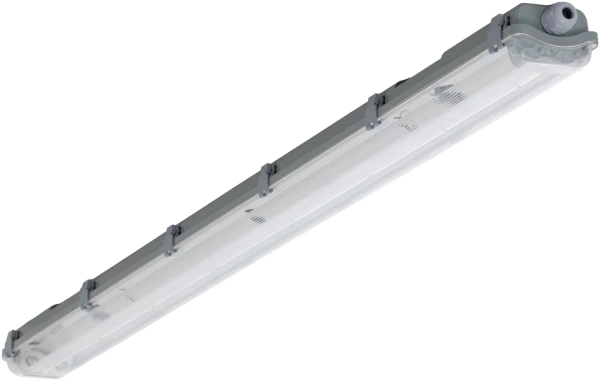 Пылевлагозащищенный светодиодный светильник Euroled IP65 (под 2 LED лампыТ8 1200 мм с односторонним 