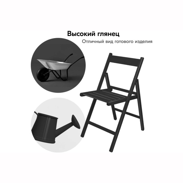 Эмаль Kudo универсальная акриловая  RAL9005 черная высокоглянцевая