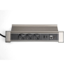 Блок настольный с крышкой, 3 розетки 200B, 1 USB, 1 Type-C, RJ45, HDMI чёрный