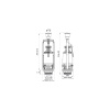 Арматура Iddis, 1-ур, бок. подв. тип A арт.FO12400-05
