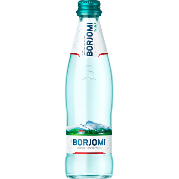 Borjomi минеральная вода 0,33 стекло