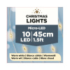 Микрогирлянда Lumineo LED Капелька 45 см на батарейке CR2032 (в кпл.не входит)482375 Kmg