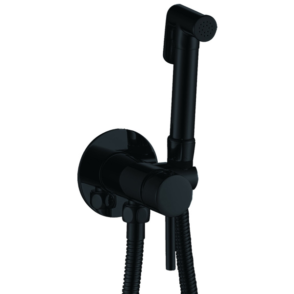 Смеситель с гигиеническим душем HAIBA HB5511-7 черный