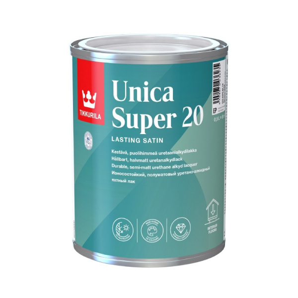 Лак универсальный UNICA SUPER 20 EP п/мат 0,9л