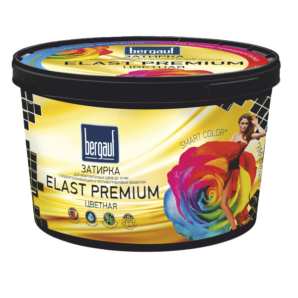 Bergauf Затирка для швов Elast Premium бежевая, 2кг