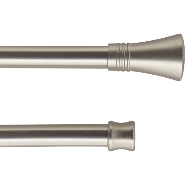 Карниз телескопический двойной Luance LOTUS 210-380 см D19 SILVER 795521099