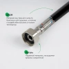 Гибкая подводка, F1/2xF1/2, SS304, латунь, 0,8 м, IDDIS, 926ABS08ZP