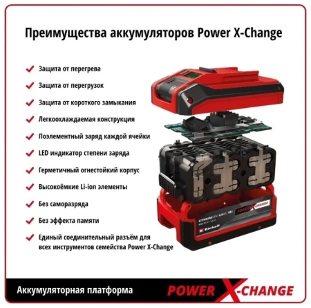 Аккумулятор Einhell 2x 18V 5,2Ah PXC-Twinpack (4511526)