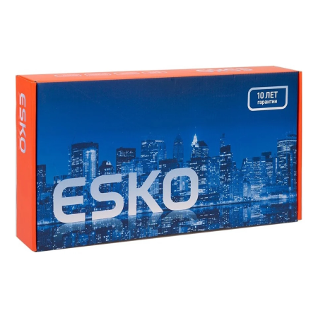 Смеситель д/к  ESKO "Snake" гибкий излив серый, нерж., арт. K44 G