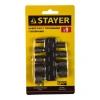 Набор STAYER "MASTER": Биты с торцевой головкой, в держателе, 9 предметов