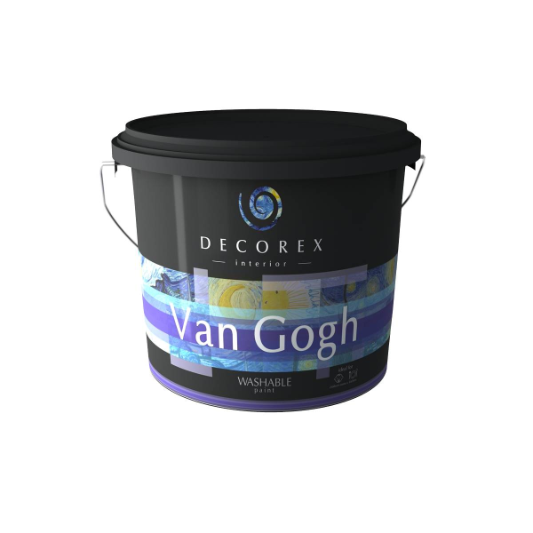 Краска водоэмульсионная интерьерная, Decorex VAN GOGH NEW, 12 кг