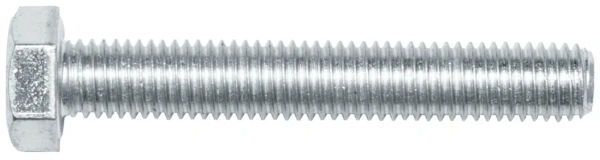 Болт М6х40 мм шестигр., цинк, кл.пр. 5.8, DIN 933 (10 шт в зип-локе) STARFIX