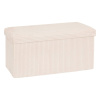 Пуф складной Atmosphera Arum Ribbed Double 76х38 см слоновая кость 207382A
