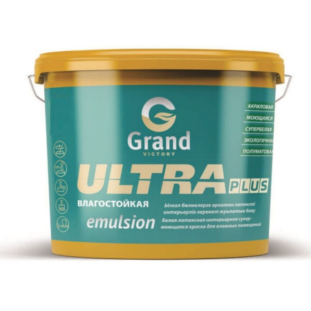 Краска акриловая в/д Grand Victory "ULTRA plus emulsion" 5 кг