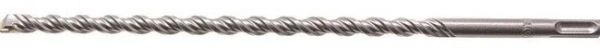 Бур по бетону, двойная спираль, Cobalt W-tip, 12x310 мм, SDS PLUS// Denzel
