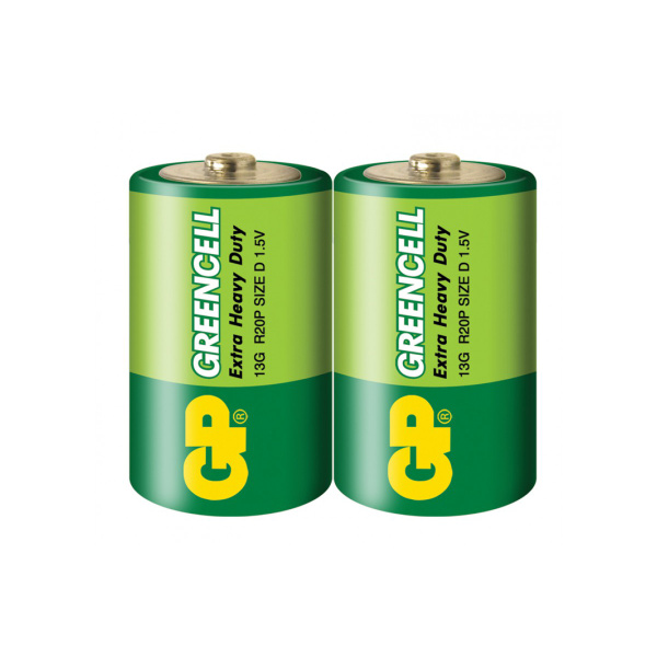 Эл.пит.GP 13G-2S2 Greencell  целлофан 2 шт.