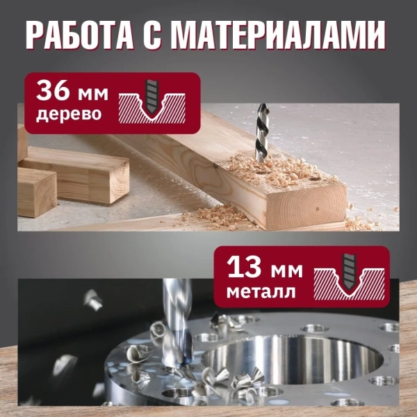 Дрель-шуруповерт аккум. WORTEX BD 1820-1 Li в чем. ALL1 XLT 18 В, 30 Н*м, 2х2 А*ч, БЗП(мет.) 13 мм, 