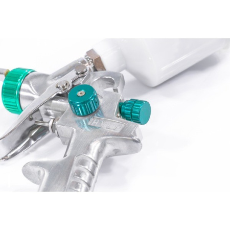 Краскораспылитель AG 810 HVLP, гравитационный, сопло 0,8 мм и 1 мм //Stels