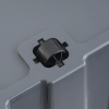Ящик с крышкой на роликах Rox Box PRO 50л особопрочный, антрацитовый