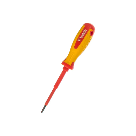 Отвертка Insulated, SL3,0 x 80 мм, CrMo, до 1000 В, двухкомп. рукоятка// Matrix