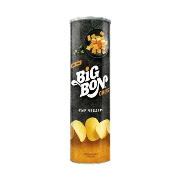 Чипсы картофельные Big Bon Сыр Чеддер 130г