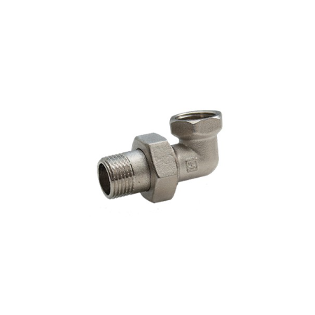 Сгон-американка НИКЕЛЬ FADO 15 1/2'' угловая SN11