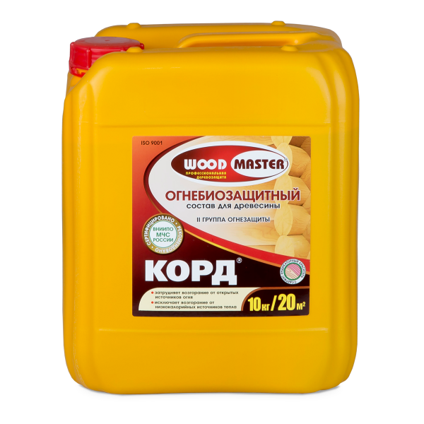 Огнебиозащитный состав Корд кан. 10кг.