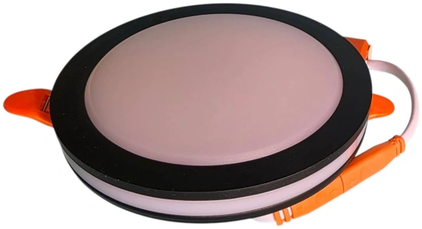 Споты потолочные 016-092-0018 18W BLACK 3CCT 160-265V LED DOWN.