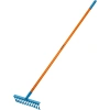 Грабли садовые GRINDA, PR-12T FIBER, 380 х 100 х 1530 мм, 12 витых зубцов, углеродистая сталь, фибер